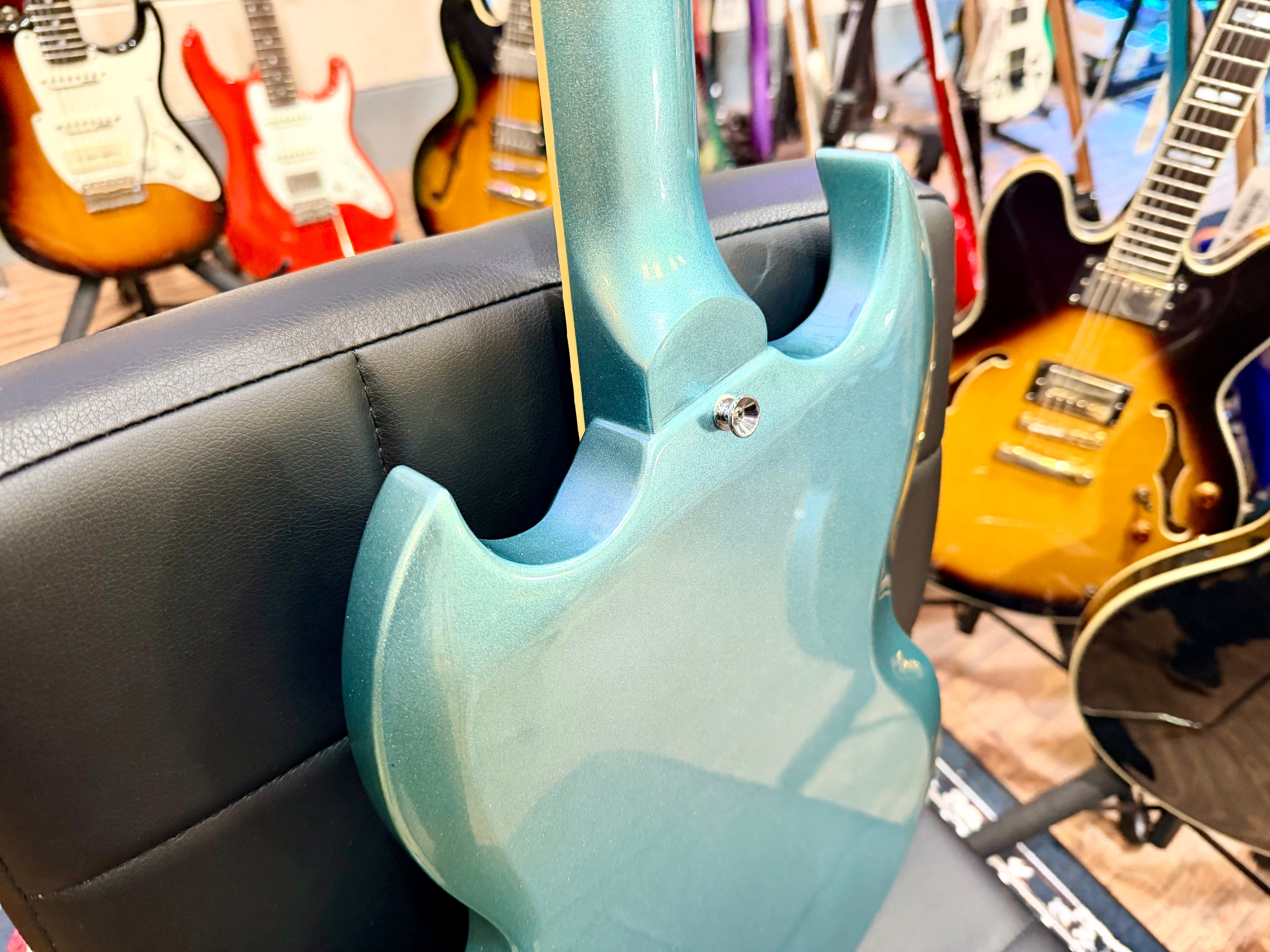 ⚡️B-STOCK⚡️ Vintage VS6 ReIssued~ Vibrola Tailpiece~ Gun Hill Blue SG ~ Tremolo!