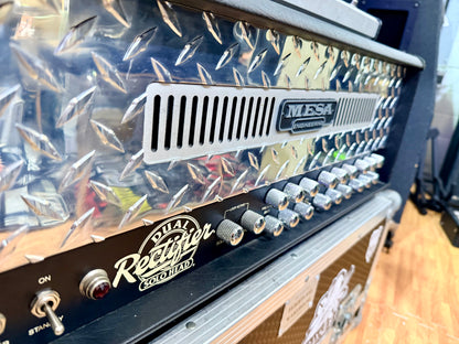 🔥 Mesa Boogie Dual Rectifier Solo Head Amplifier 100W Valve Amp + Case 🔥