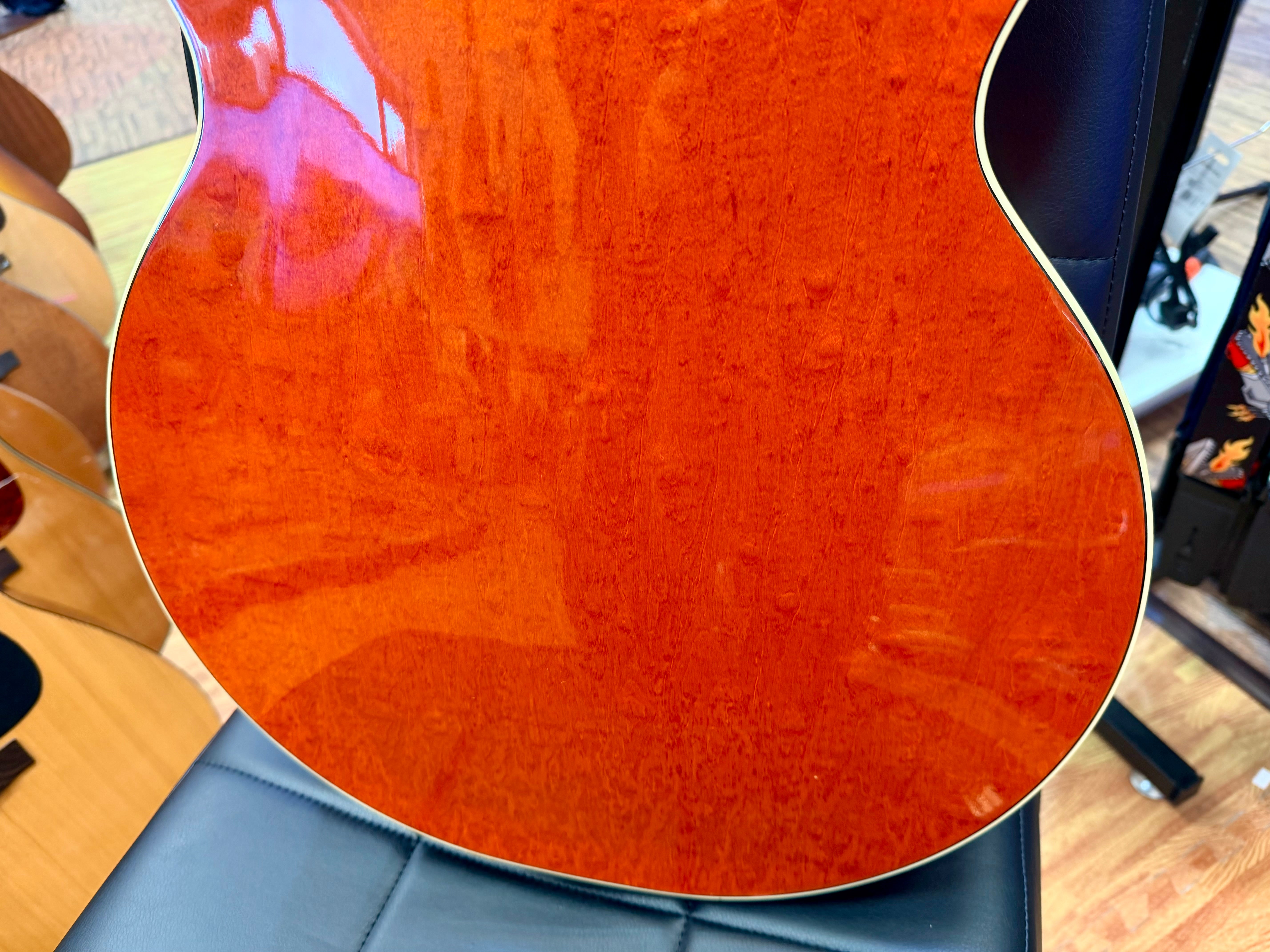 ✨1990✨ Gretsch 6120 Nashville Western Orange MIJ Terada~ Bigsby~ Japan + Case!
