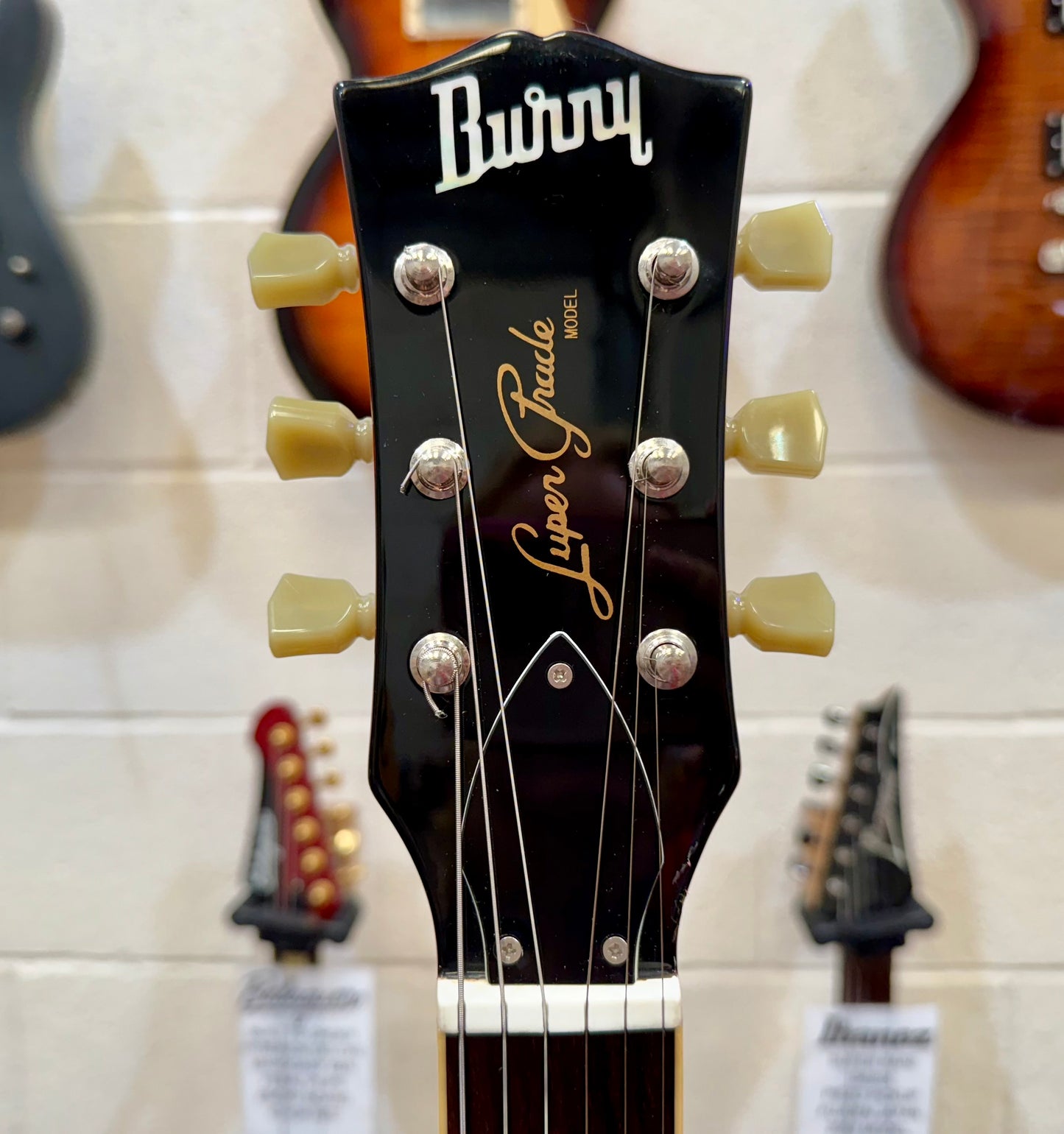 🌟2018🌟 Fernandes Burny Super Grade Les Paul Electric Guitar~ Cherry Sunburst!