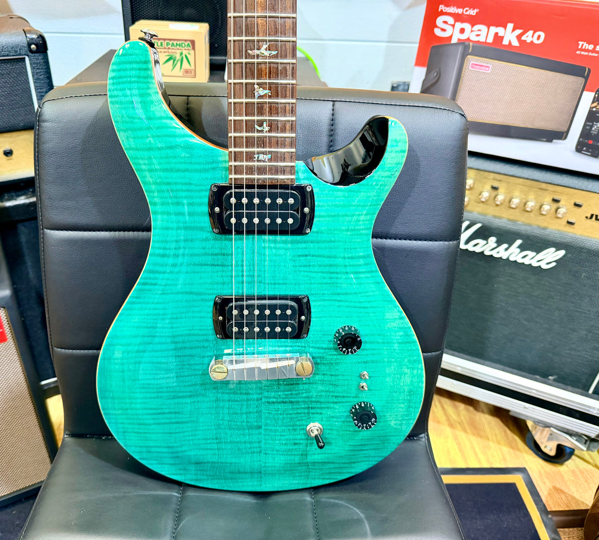 ✨2024✨ PRS SE Paul’s Guitar~ Turquoise + PRS Gig Bag~ Coil Split~ Cherished!