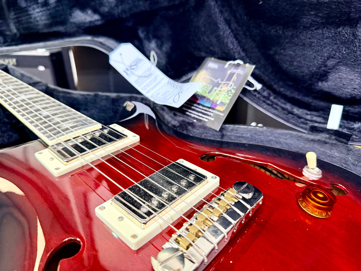 💥2022💥 PRS SE Standard Hollowbody Fire Red Burst + Hard Case~ Cherished!