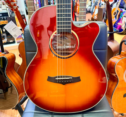 Tanglewood TW4CESB Winterleaf Super Folk Electro Acoustic Guitar~ Sunburst Gloss