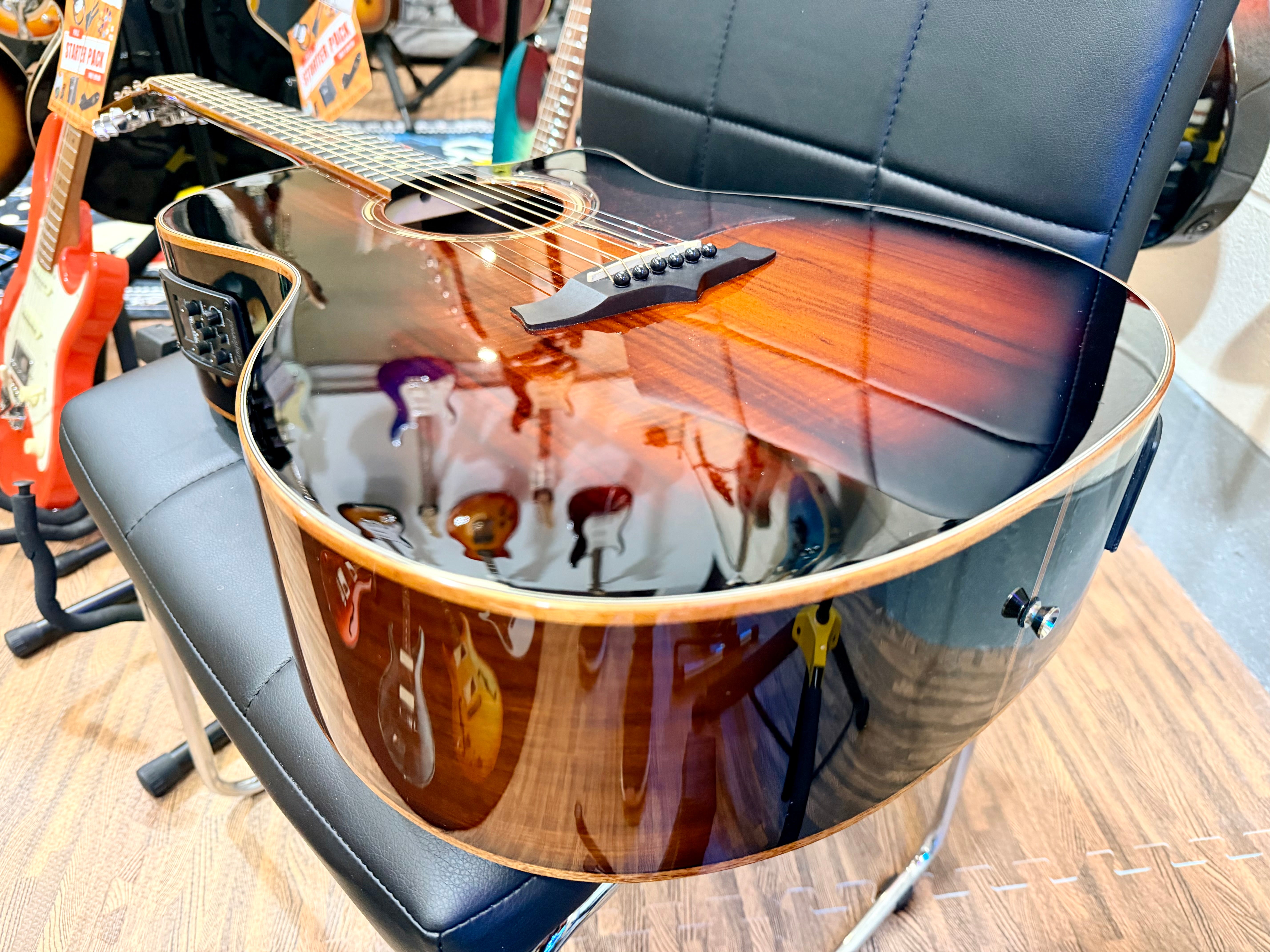 🪵2024🪵 Tanglewood TWX6CEK Winterleaf~ Grand Auditorium Electro ~ Koa Exotic!