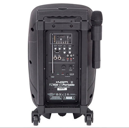 🔈NEW 🔈 Kam RZ10AP V3 Rechargeable Portable PA System~ DJ Speaker~Mic Bluetooth