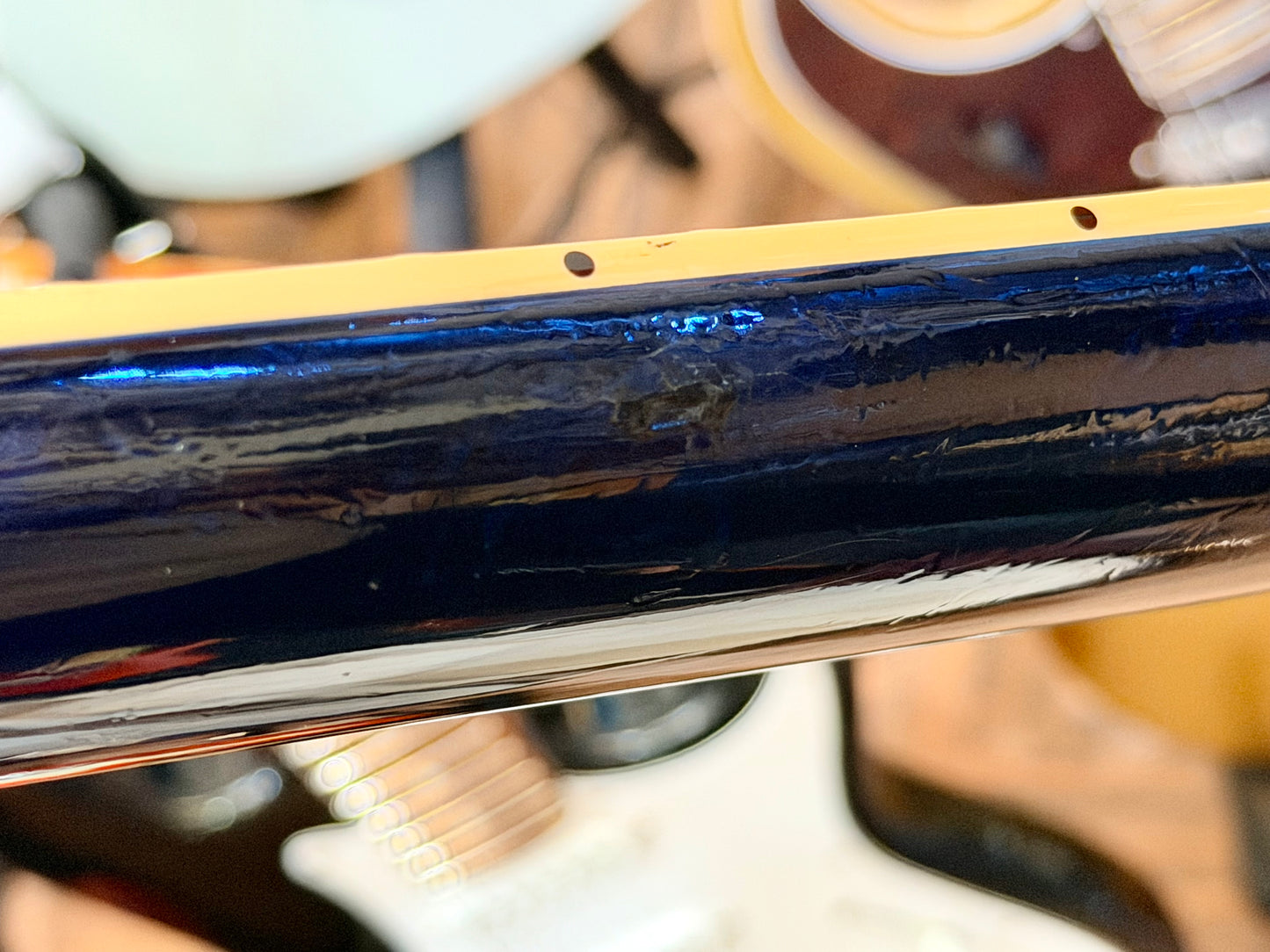 🔥2011 USA🔥 Gibson Les Paul Classic Plus Top~ Manhattan Midnight Blue + Case!