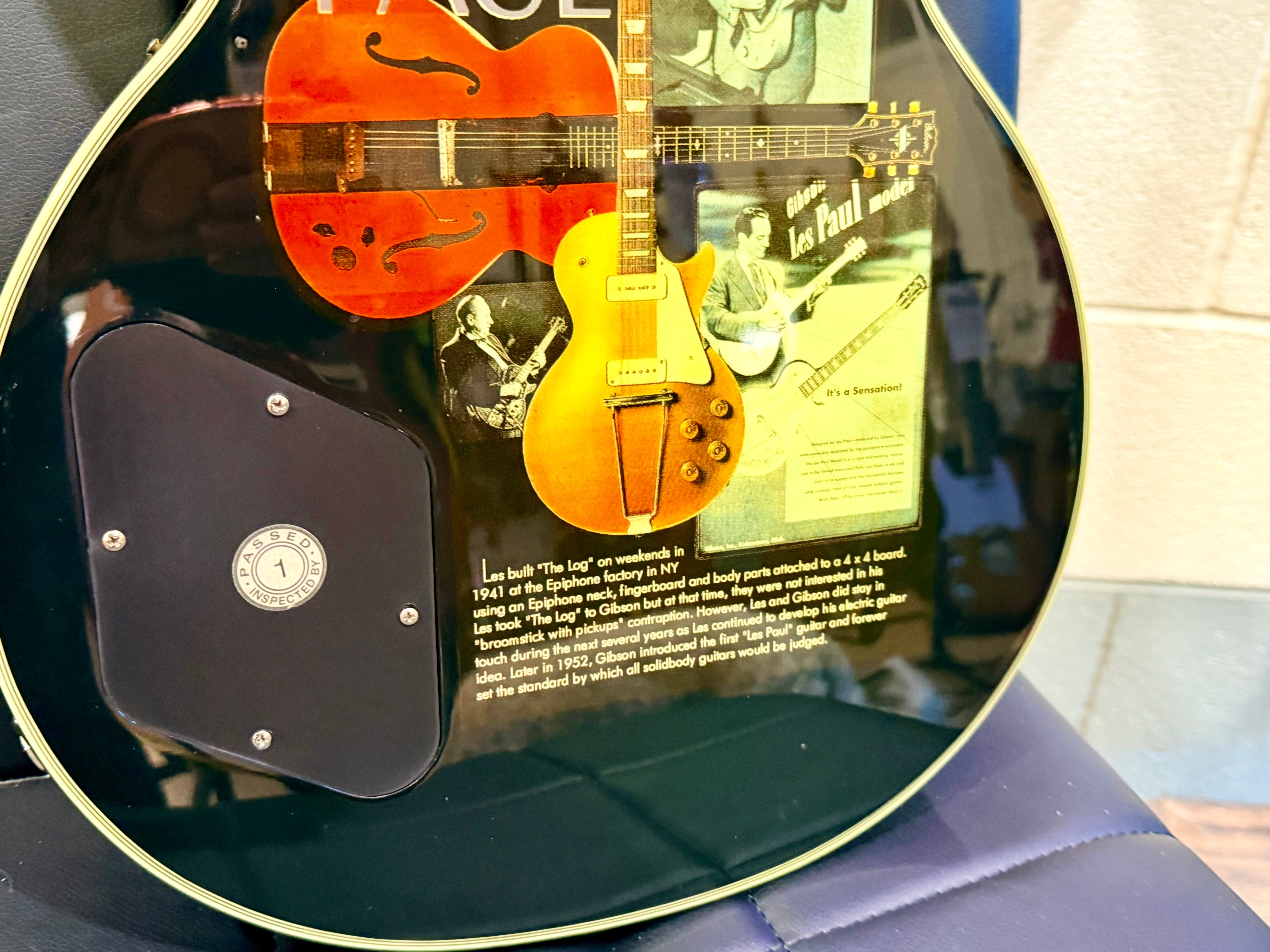 🔥RARE🔥 Epiphone Les Paul Custom 50th Anniversary Ebony/Gold~ 2002 Ltd Edition!