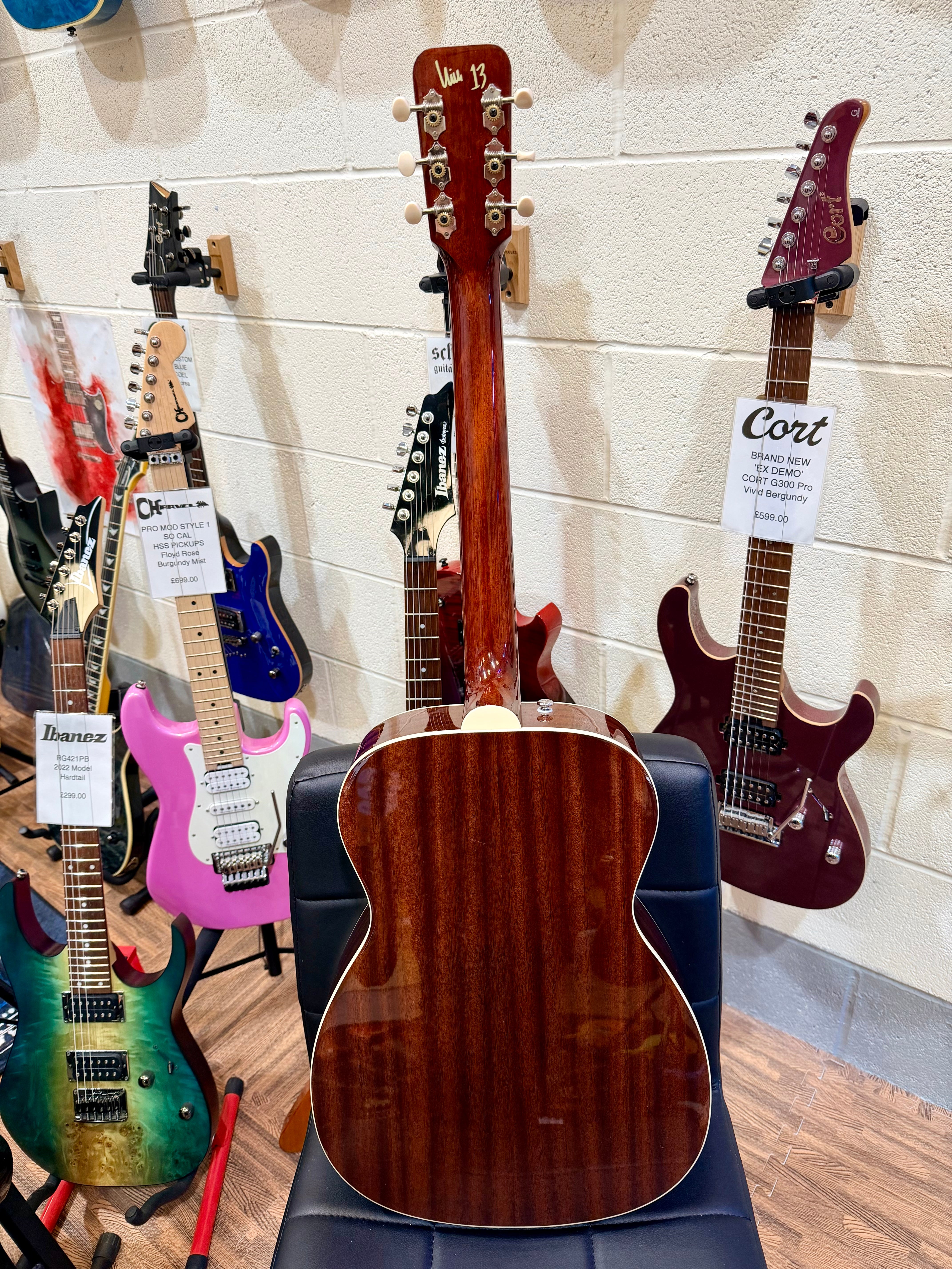 ⚡️2024⚡️ Gretsch Nick 13 Outlaw Heart~ Grand Concert Electro Acoustic Guitar!