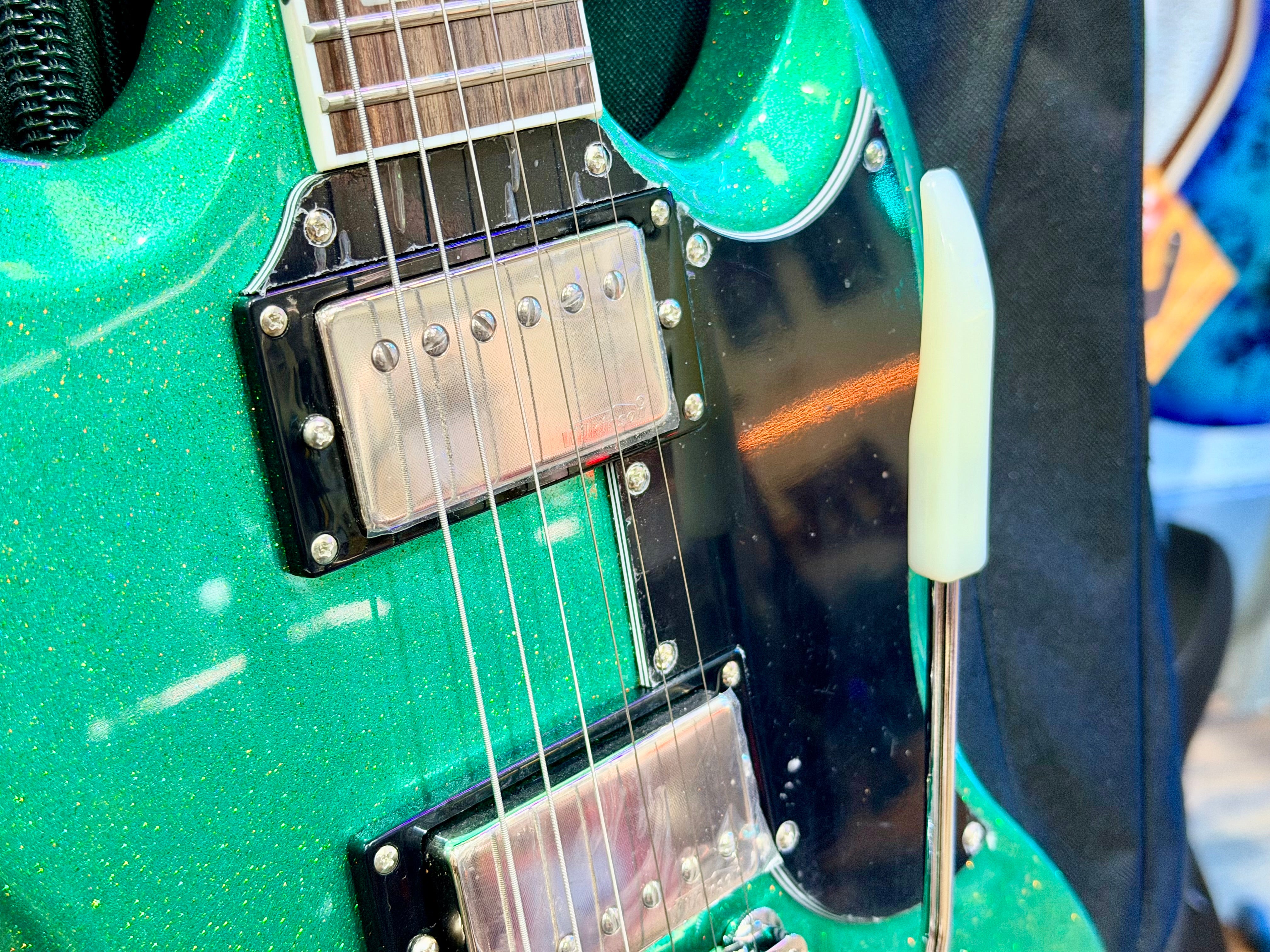 🔥2025 LTD🔥 Vintage VS6 30th Anniversary Model~ Green Metalflake~ Vibrola + Bag