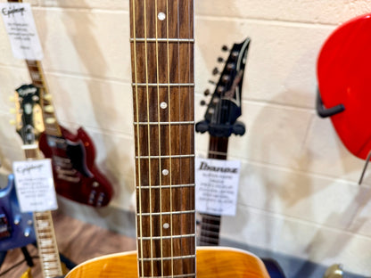 🌟STUNNING🌟 Hohner HW420G-CS Dreadnought Acoustic Guitar~ Cherry Sunburst~ 90s!