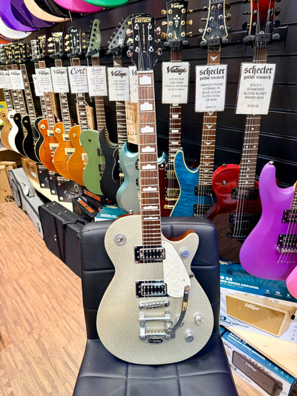 ✨2014✨ Gretsch G5439T Electromatic Pro Jet W/Bigsby~ Silver Sparkle Metallic!