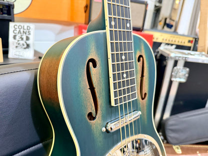 🔥NEW🔥 Ortega Americana Series RRG30E-DD Electro-Acoustic Resonator~ Denim!