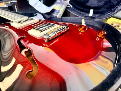 💥2022💥 PRS SE Standard Hollowbody Fire Red Burst + Hard Case~ Cherished!