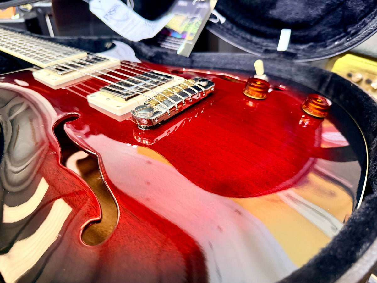 💥2022💥 PRS SE Standard Hollowbody Fire Red Burst + Hard Case~ Cherished!