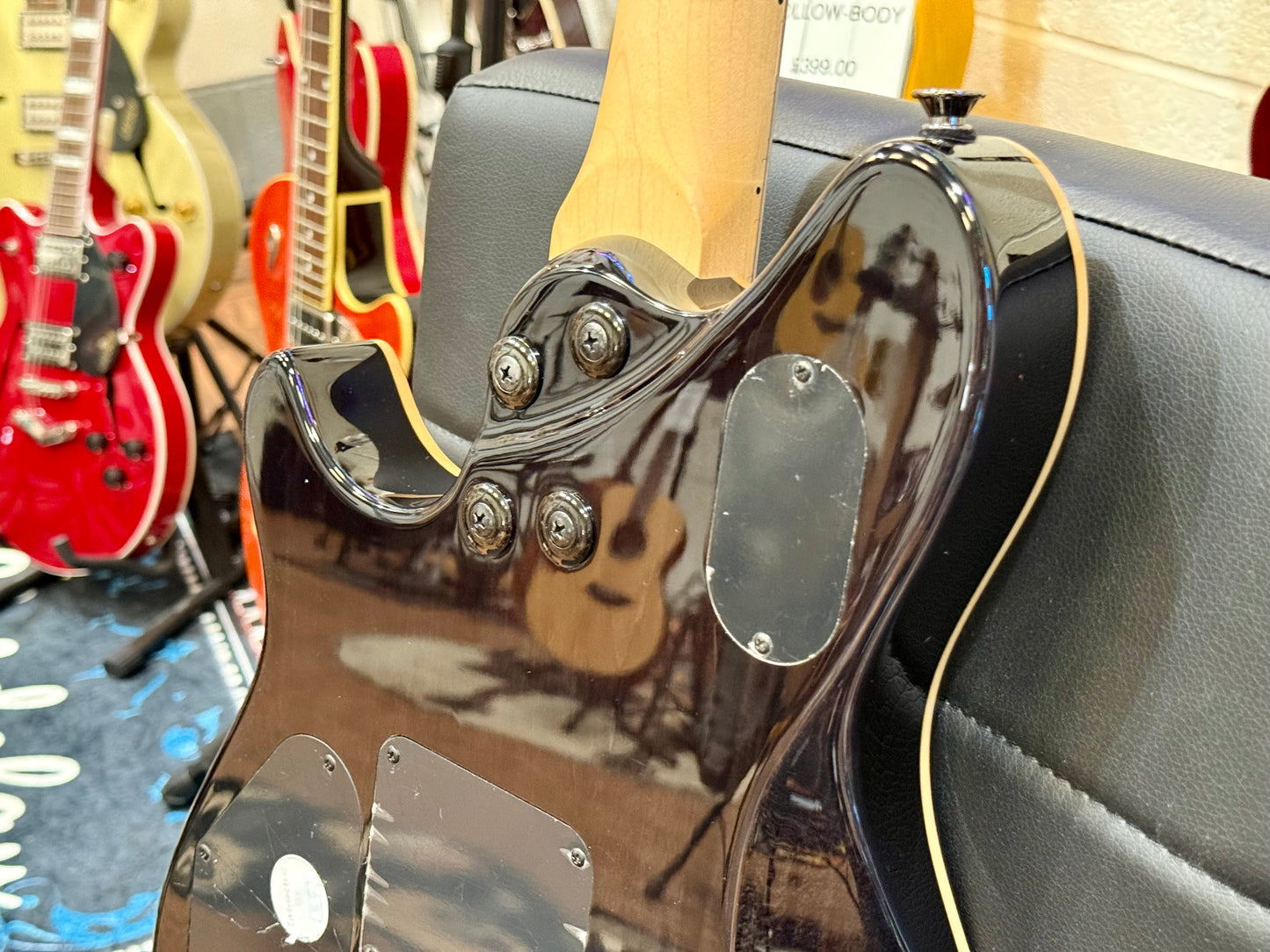 🎸2014🎸 EVH Wolfgang Standard~ Quilted Trans Black Guitar~ Van Halen~ Floyd Rose