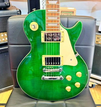 🔥1998🔥 Korean Epiphone Les Paul Standard~ Limited Edition Translucent Green!