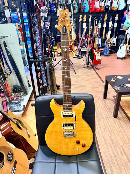 ☀️2022☀️ PRS SE Santana Signature~ Flamed Maple~ Santana Yellow~ Mint Condition!