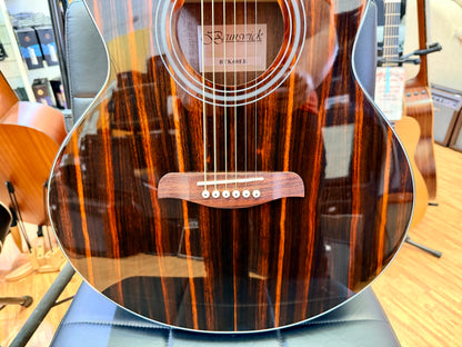 ✨NEW✨ Brunswick BTK60EB Ebony Grand Auditorium Cutaway Electro Acoustic Guitar!