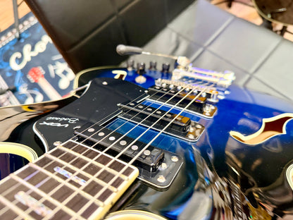 🔥MINT🔥 Vox Bobcat S66 Semi-Hollow ‘335’ Bigsby~ Blue Burst~ 2022 Korea 3 Pickup!