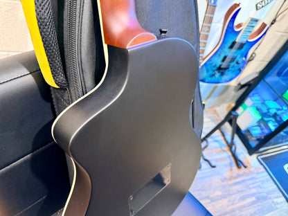 🔥NEW🔥 Ortega TourPlayer Electro-Acoustic Classical Guitar~ Nylon Thin~ Black!