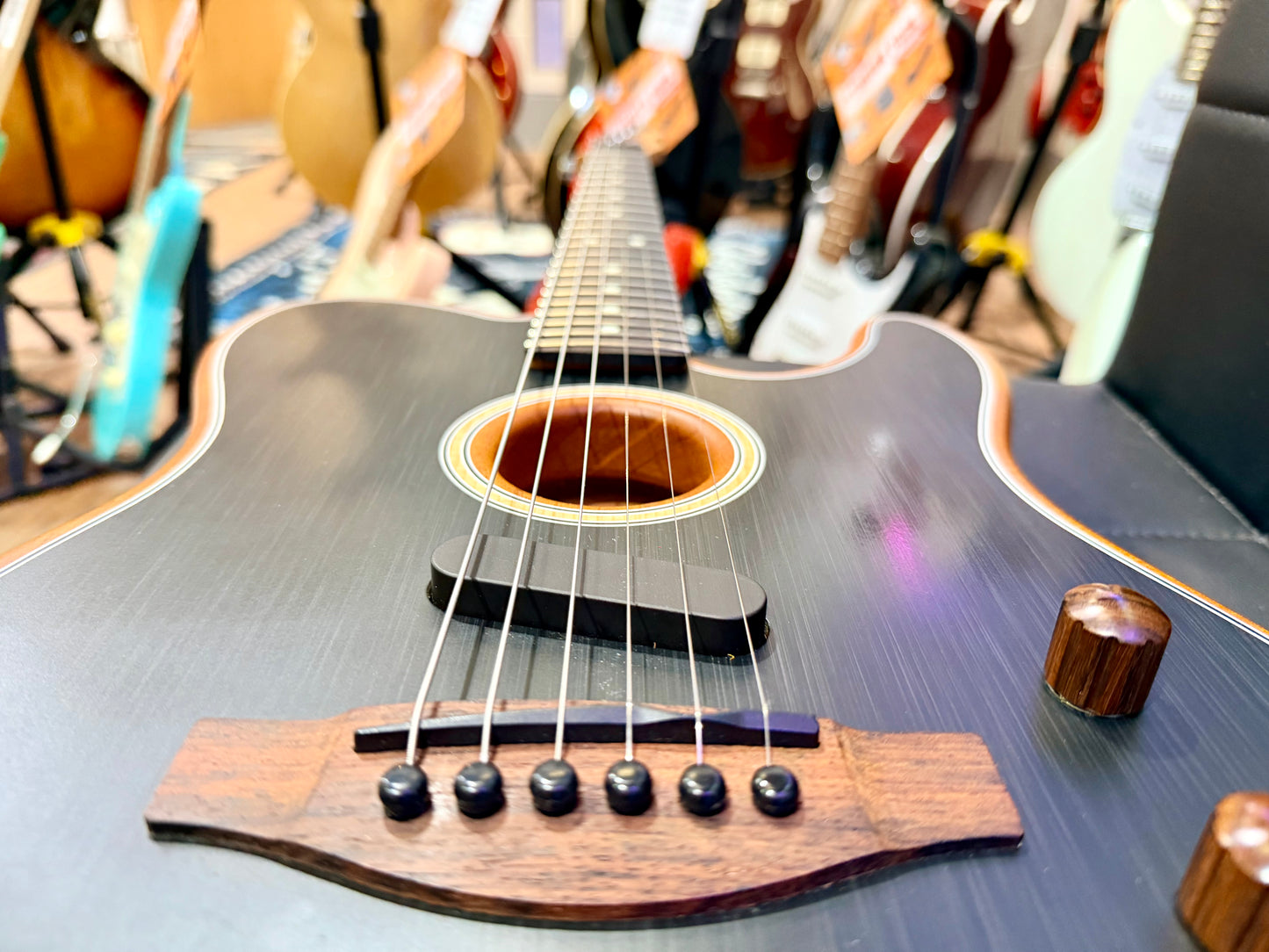 🔥2021🔥 Fender Player Acoustasonic Telecaster~ Brushed Black~ Mexican Tele!