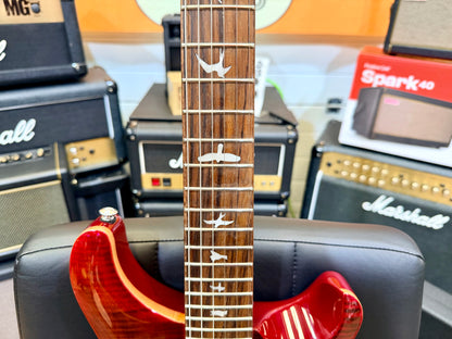 🌟2024🌟 PRS SE Custom 24-08 Charcoal Red Burst~ Locking Tuners & Gig Bag!