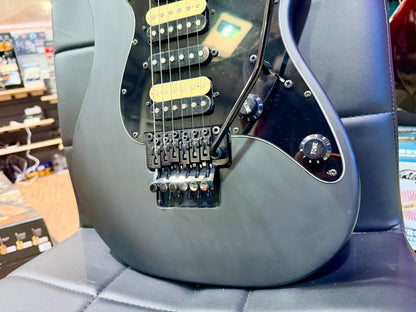 🔥B-STOCK🔥 Vintage VMX Series Raider Electric Guitar~ Satin Black Ltd Edition!