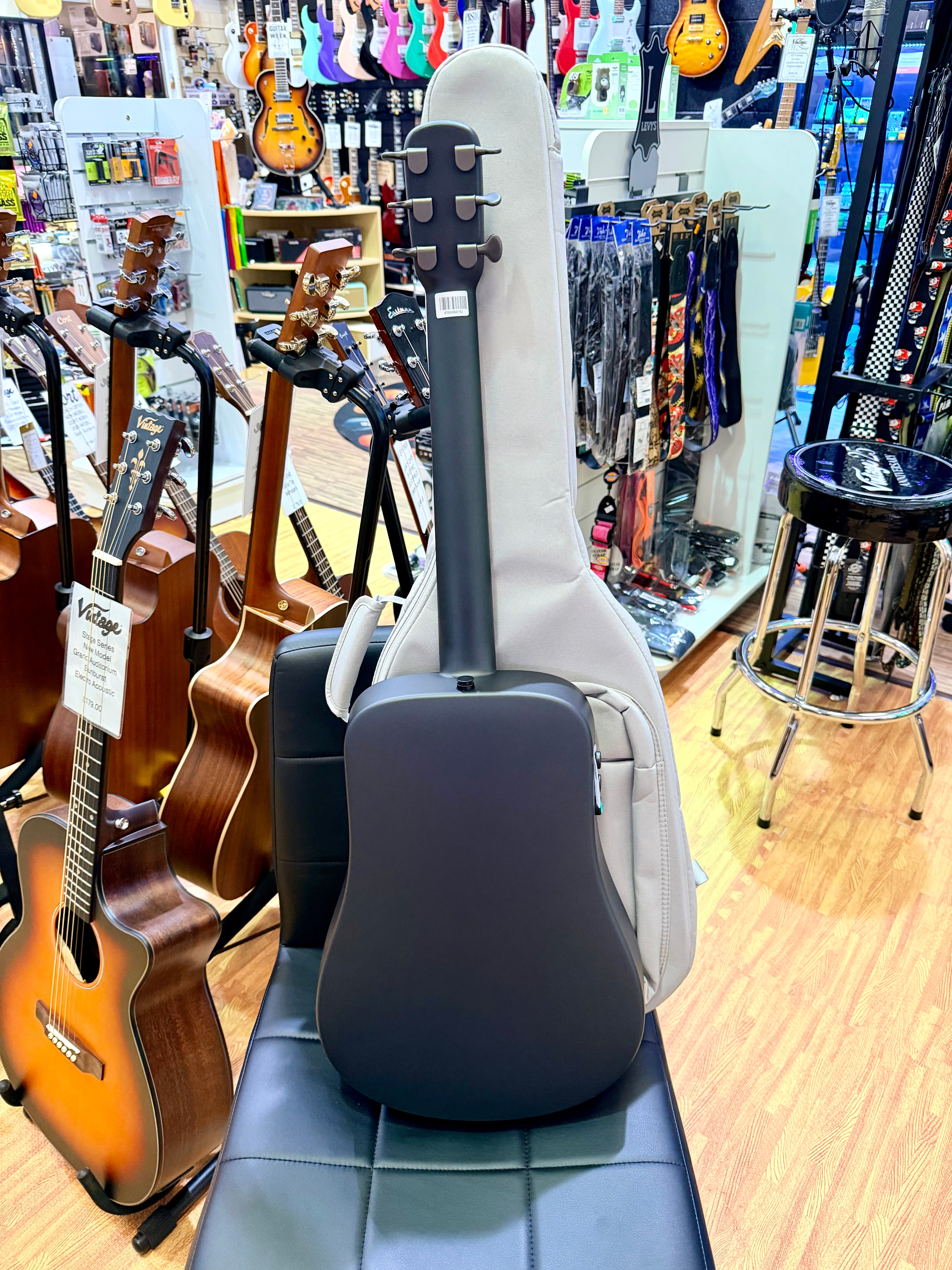 🔥 LAVA ME AIR Electro Acoustic Smart Guitar~ Carbon Space Black + FREE CABLE 🔥