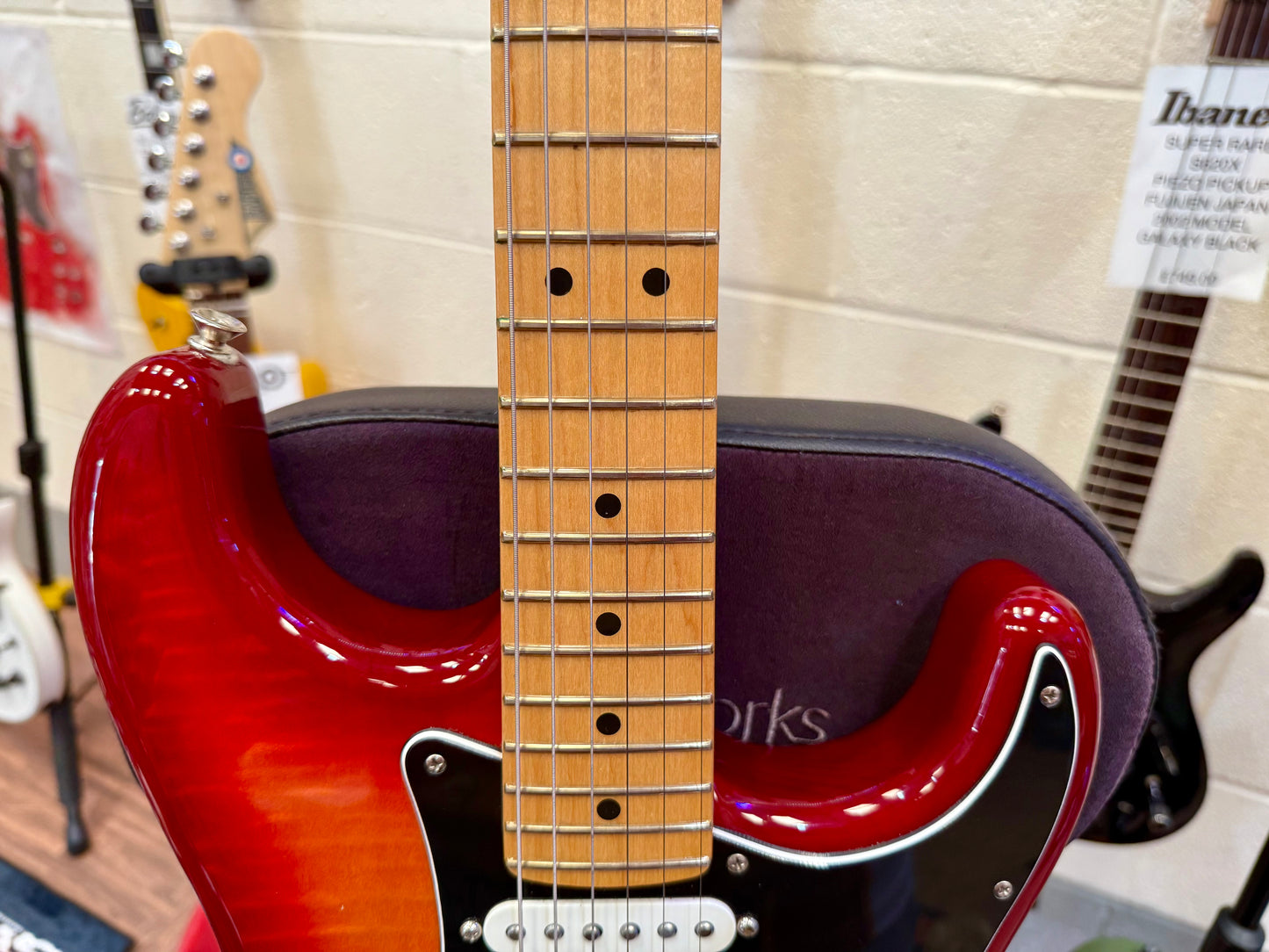 🔥2022🔥 Fender Player Plus Top Stratocaster~ Aged Cherry Burst~ Mexican Strat!