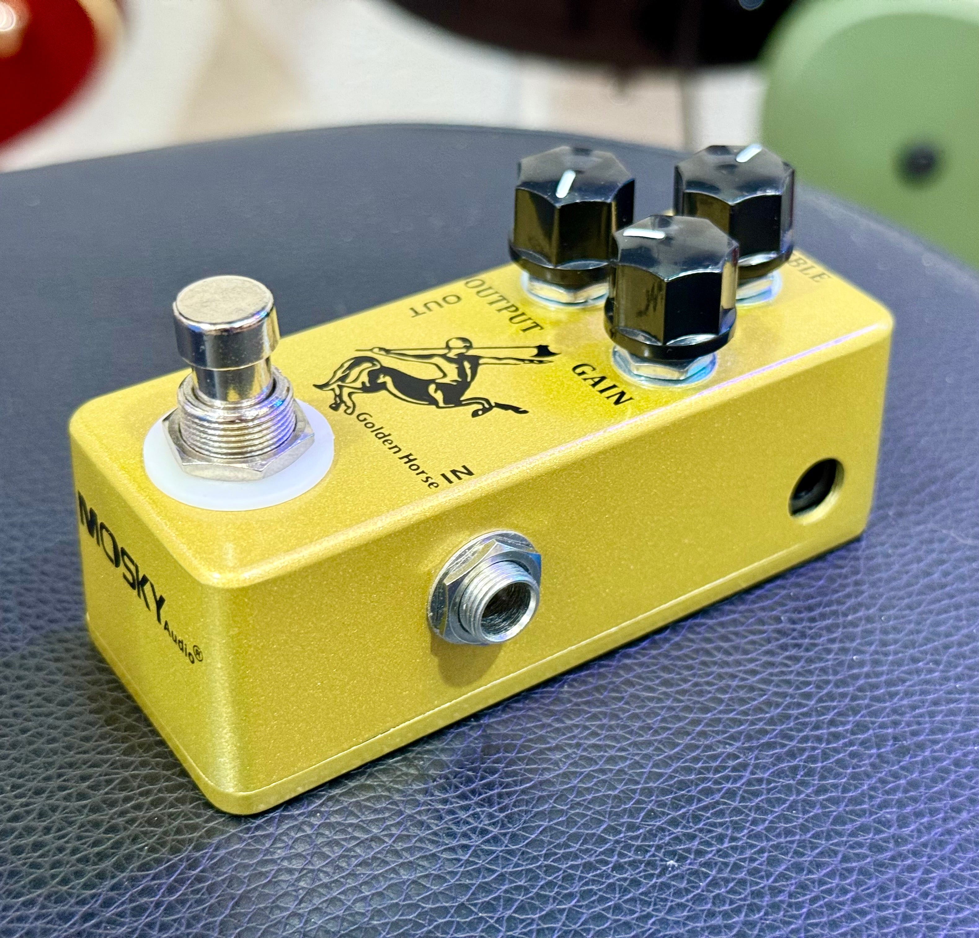 🐴 Mosky Golden Horse - Klon Clone Guiar Overdrive Mini Pedal~ Effects Unit 🐴