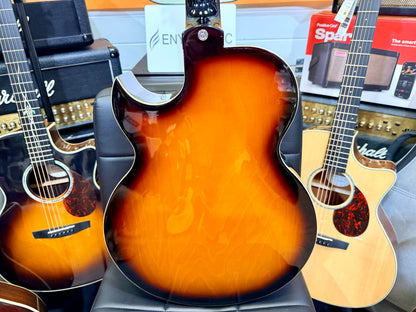 ☀️NEW☀️ Eko Tribute Jazz Semi-Acoustic Hollow Body Guitar Sunburst~ ‘ES-175’