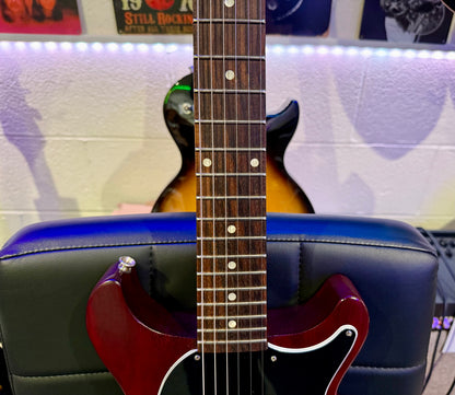 🌟2019🌟 Gibson Les Paul Junior Tribute DC Worn Cherry~ Double Cut~ Dog Ear P90!