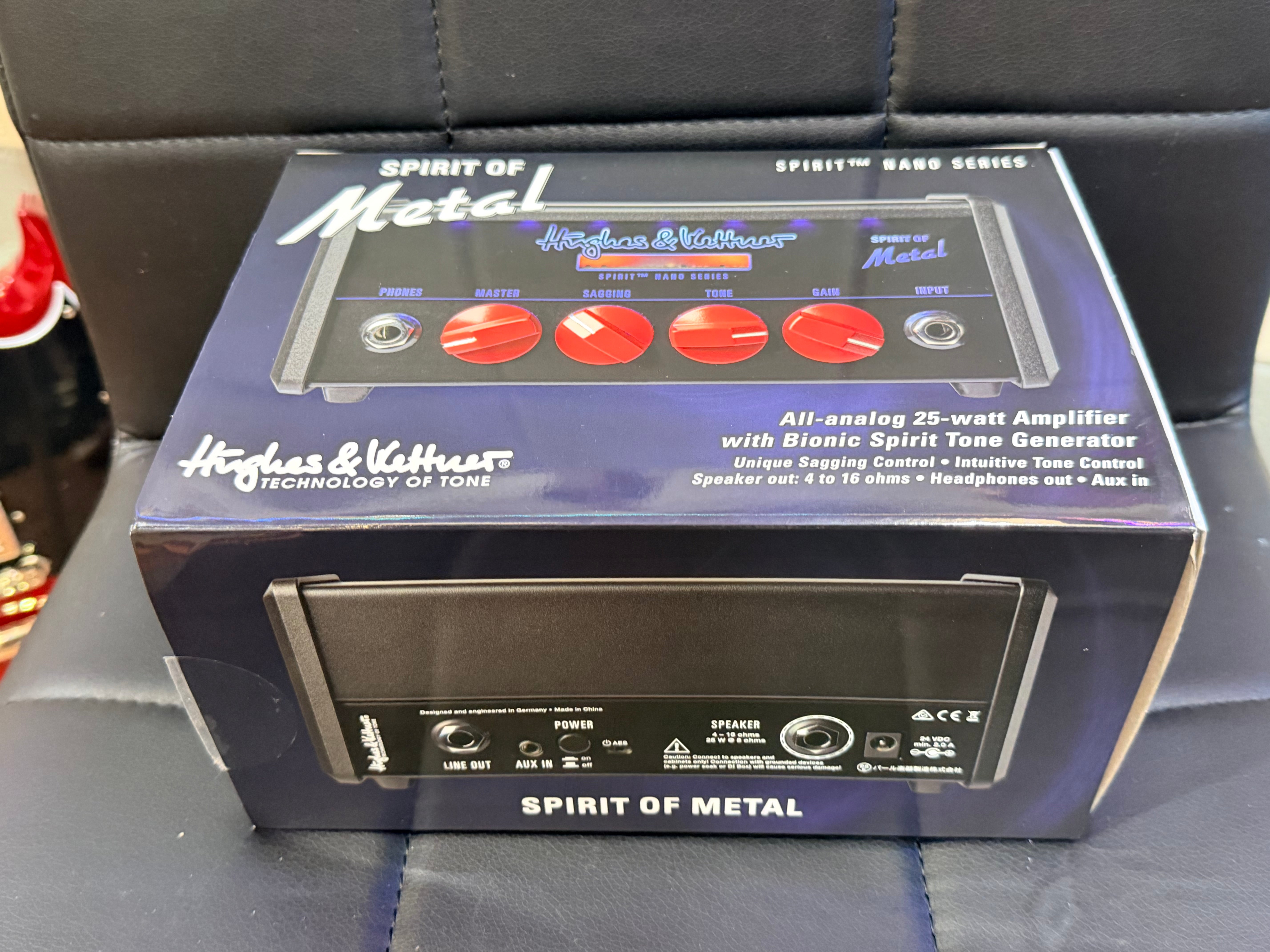 🎸 Hughes and Kettner Spirit of Metal Nano Amplifier Head~ Mini Amp 50w 🎸