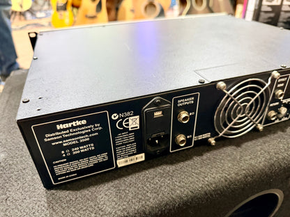 🔥AMP/CAB🔥 Hartke HA3500 Bass Amplifier Head~ 2x10 Cabinet W/Peavey 4 ohm 350W!