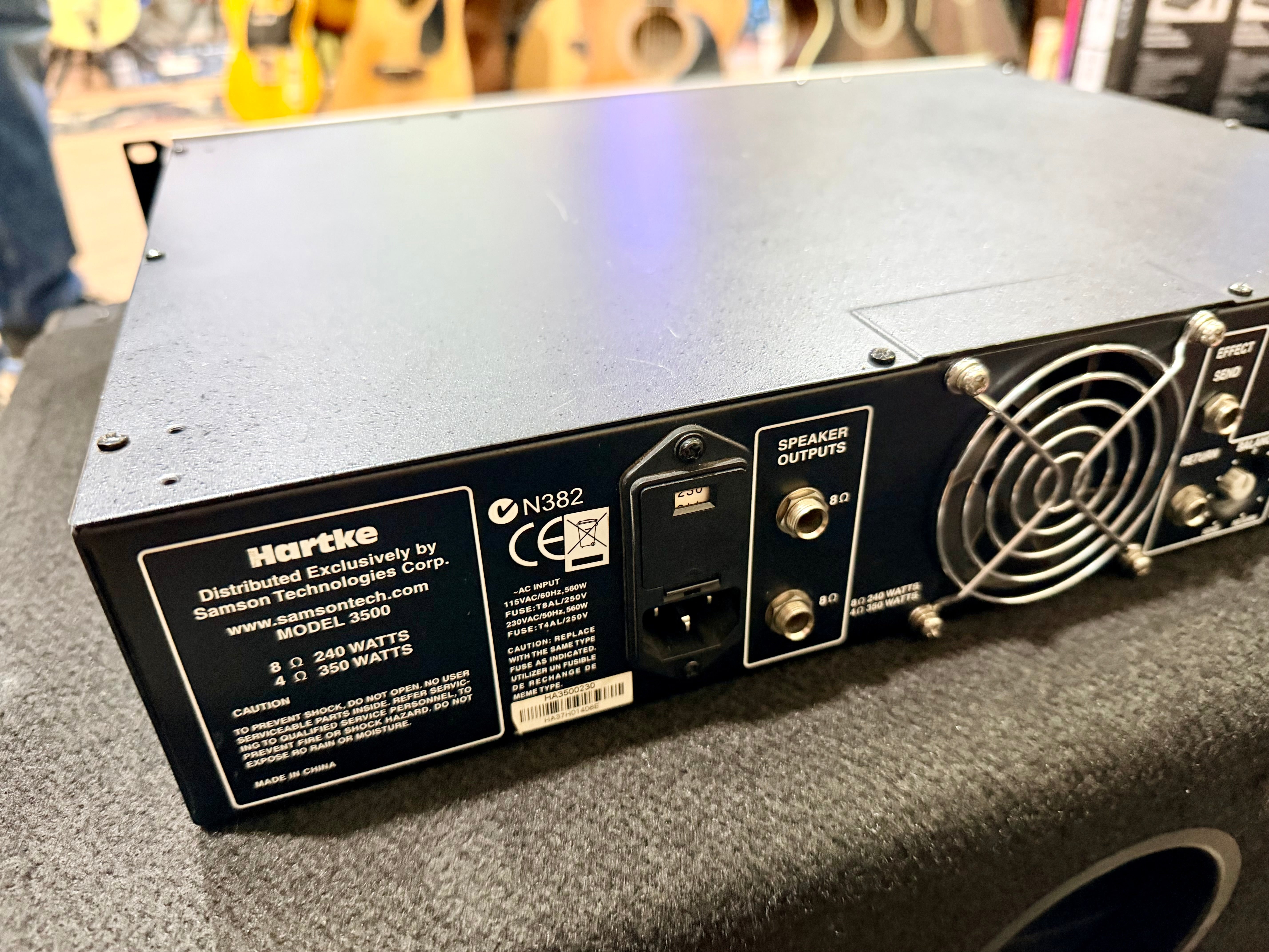 🔥AMP/CAB🔥 Hartke HA3500 Bass Amplifier Head~ 2x10 Cabinet W/Peavey 4 ohm 350W!
