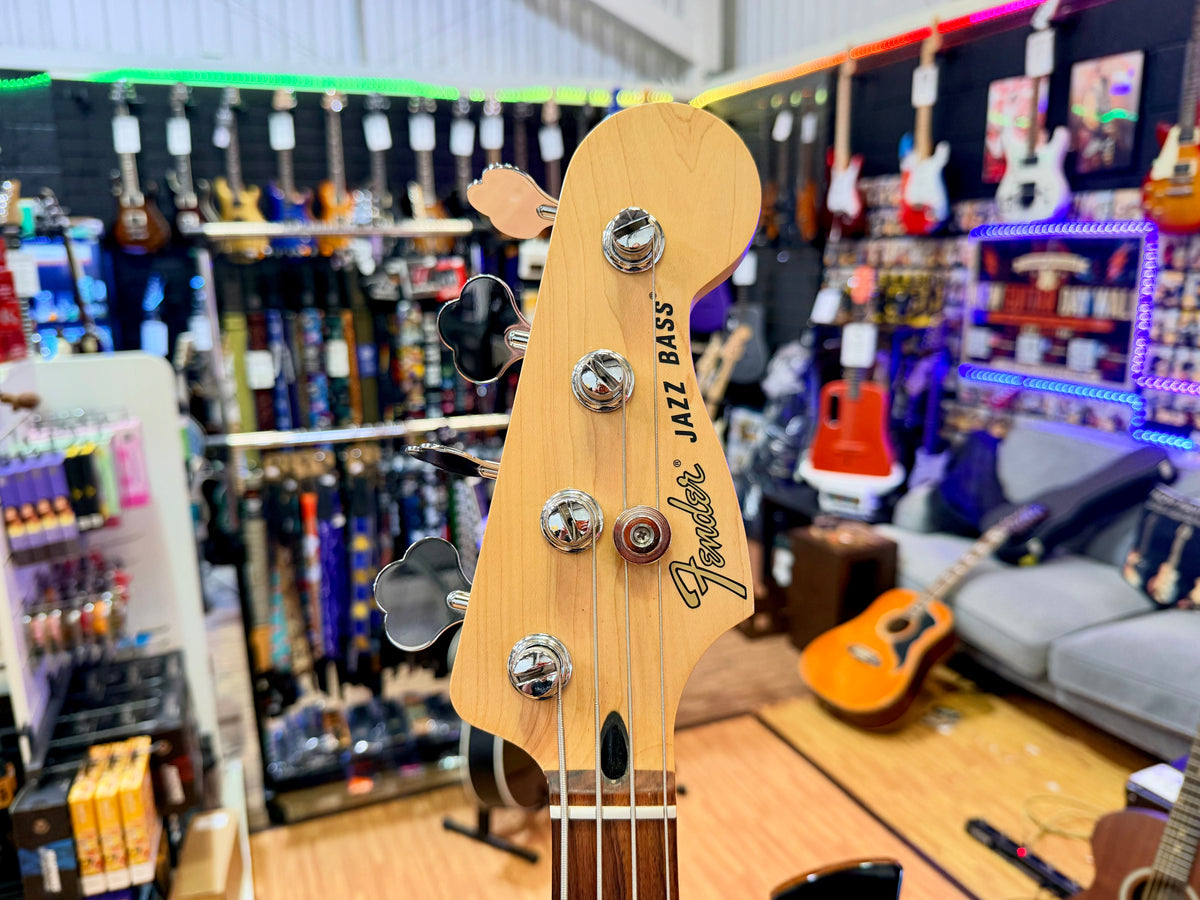 2020 Fender Deluxe Active Jazz Bass~ Surf Pearl~ Pau Ferro~ Noiseless Pickups