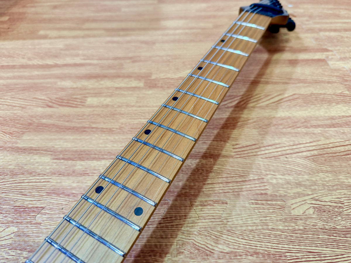Spira Guitars T-450 TDB~ Trans Blue Flame Maple~ Villain Custom Humbuckers~ NEW
