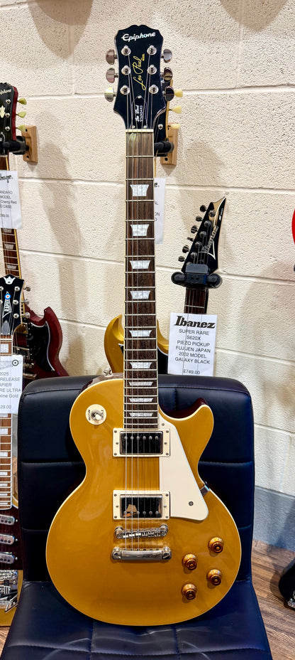 🌟2012🌟 Epiphone Les Paul Standard Gold Top~ Electric Guitar~ Lovely Condition!