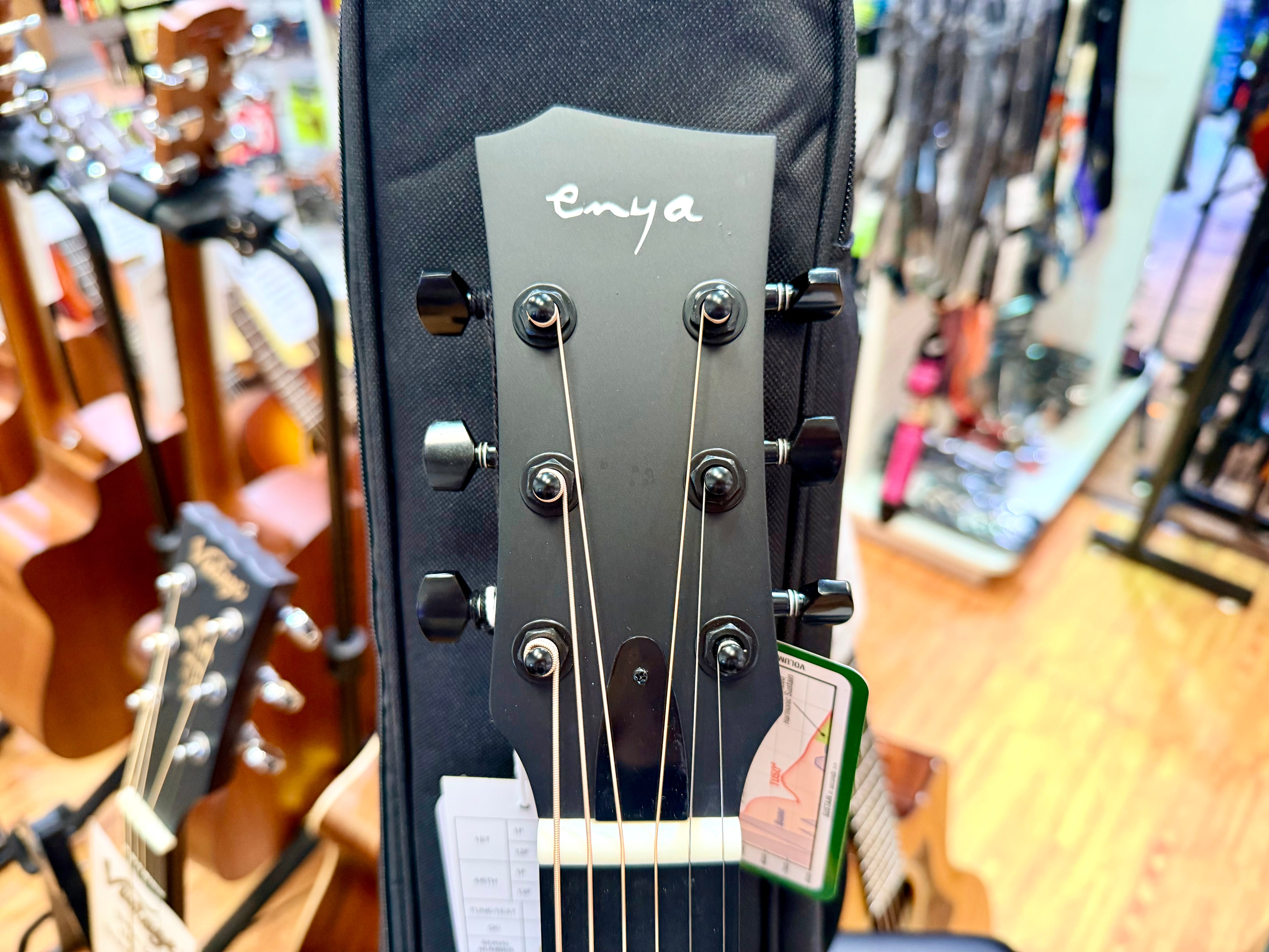 🔥2026 NEW🔥 Enya EB-X1 SP1 Pro Max 34” Electro Acoustic Travel Smart Guitar!