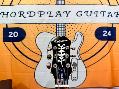 🍒2019🍒 Epiphone DC PRO Black Cherry Electric Guitar~ Ex-Demo~ Mint!