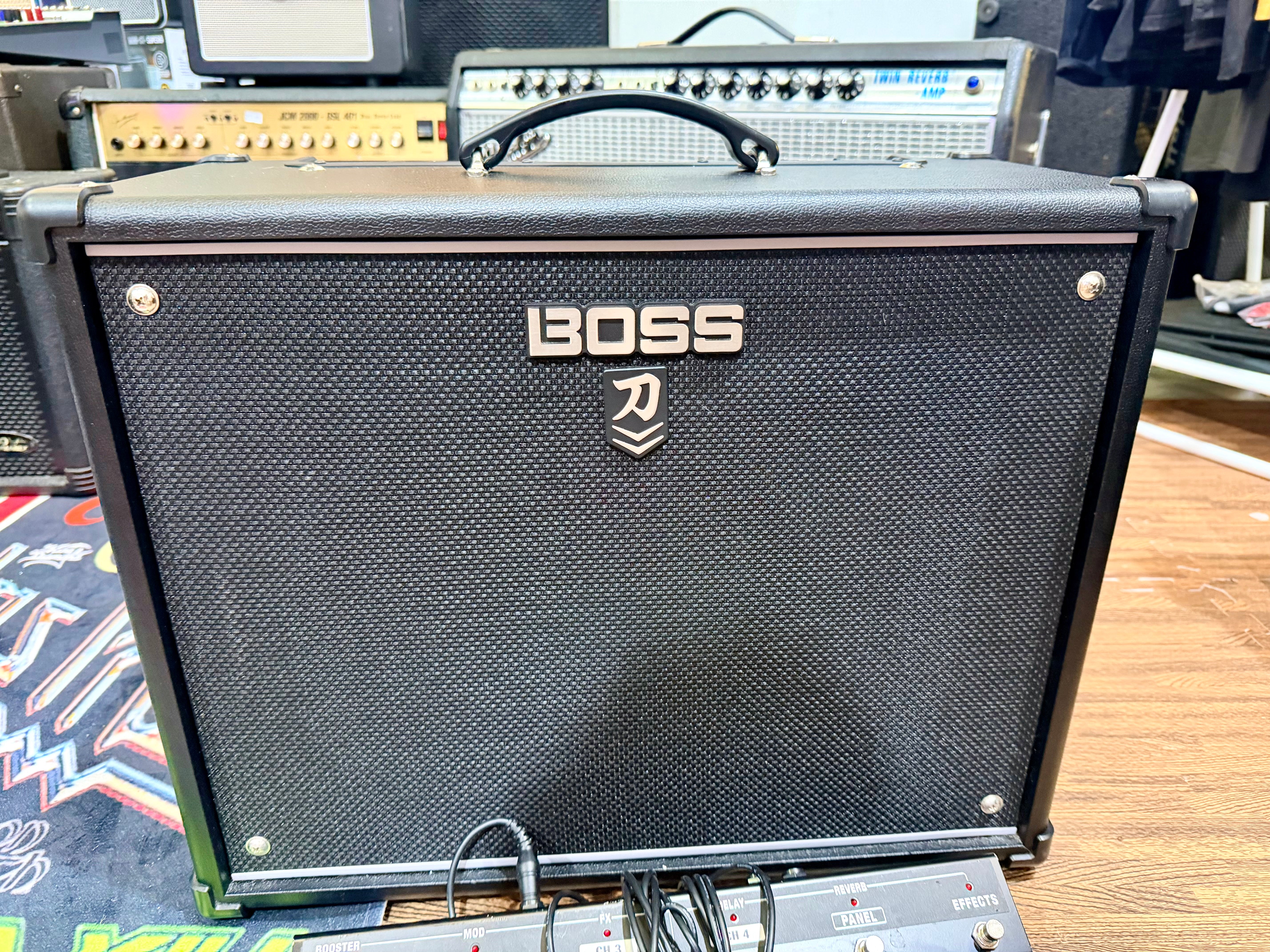 🎸 BOSS Katana-100 MKII 1x12 Combo Guitar Amplifier~ Amp With FX & Footswitch 🎸
