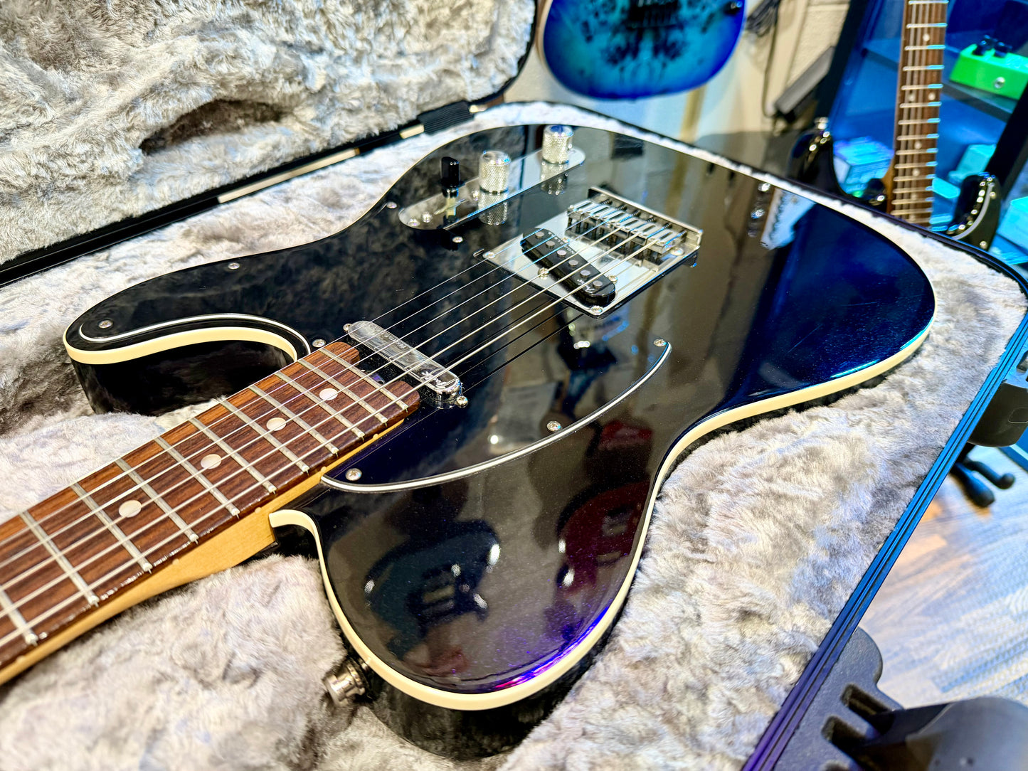 🌟2016 USA🌟 Fender American Elite Telecaster~ Mystic Black Sparkle~ Rosewood!