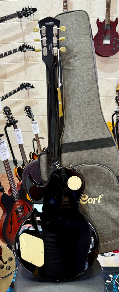 🌟 2025 LAUNCH OFFER 🌟 Cort CR250 Les Paul Guitar~ Dark Blue Burst + BAG!