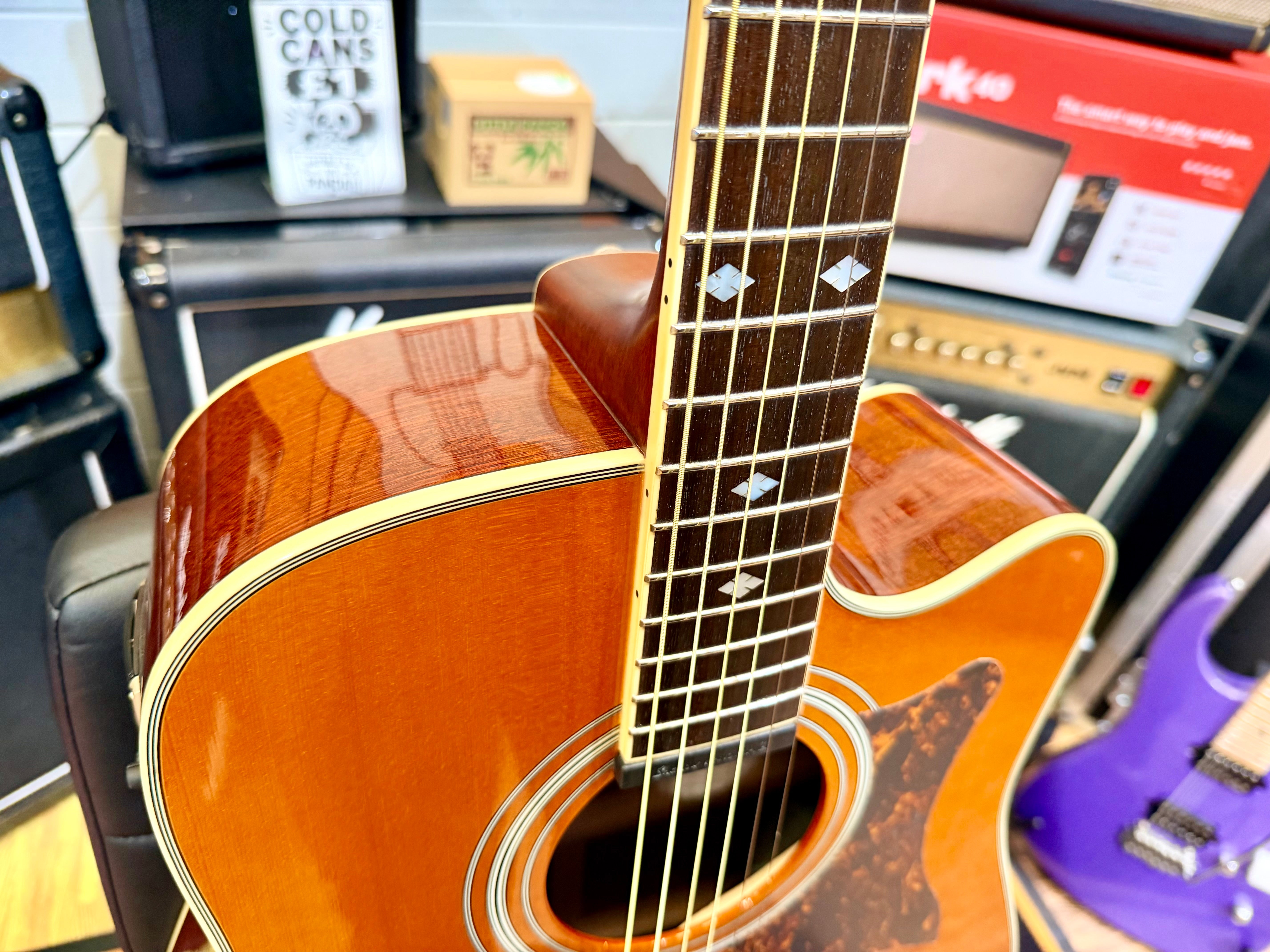 🌟2013🌟 Epiphone Masterbilt DR-500MCE Electro Acoustic Guitar All Solid~ Natural