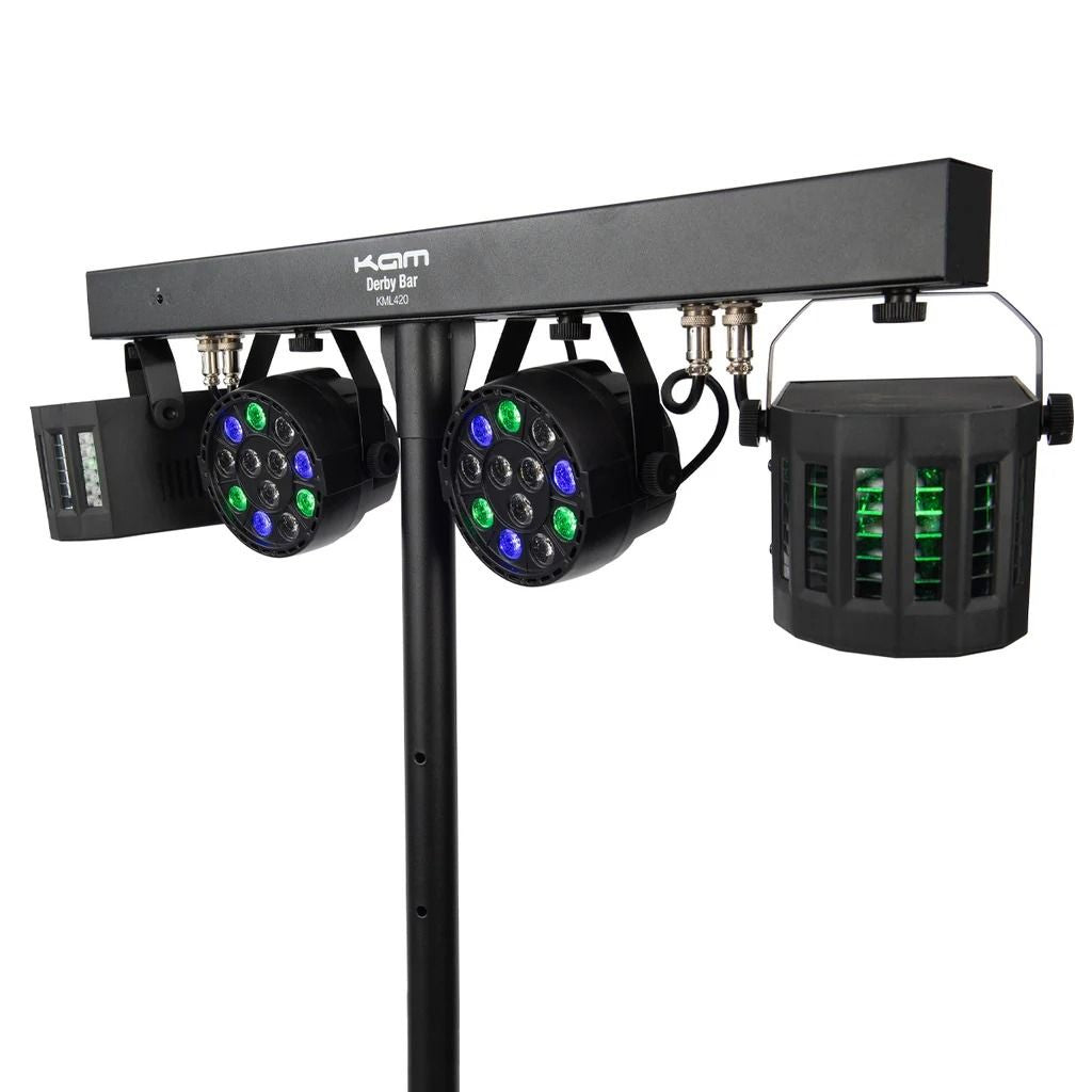 KAM Derby Bar ~ KML420 DJ Disco Party LED Lights + Stand & Remote~ FREE P&P!