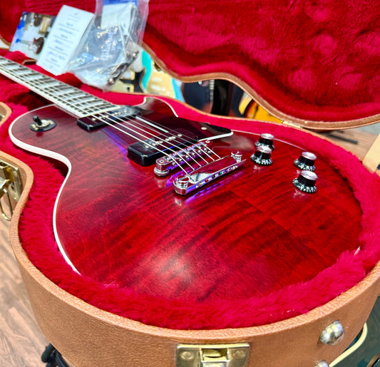 🌟2018🌟 Gibson USA Les Paul Classic Player Plus P90~ Satin Wine Red~ Case/Candy