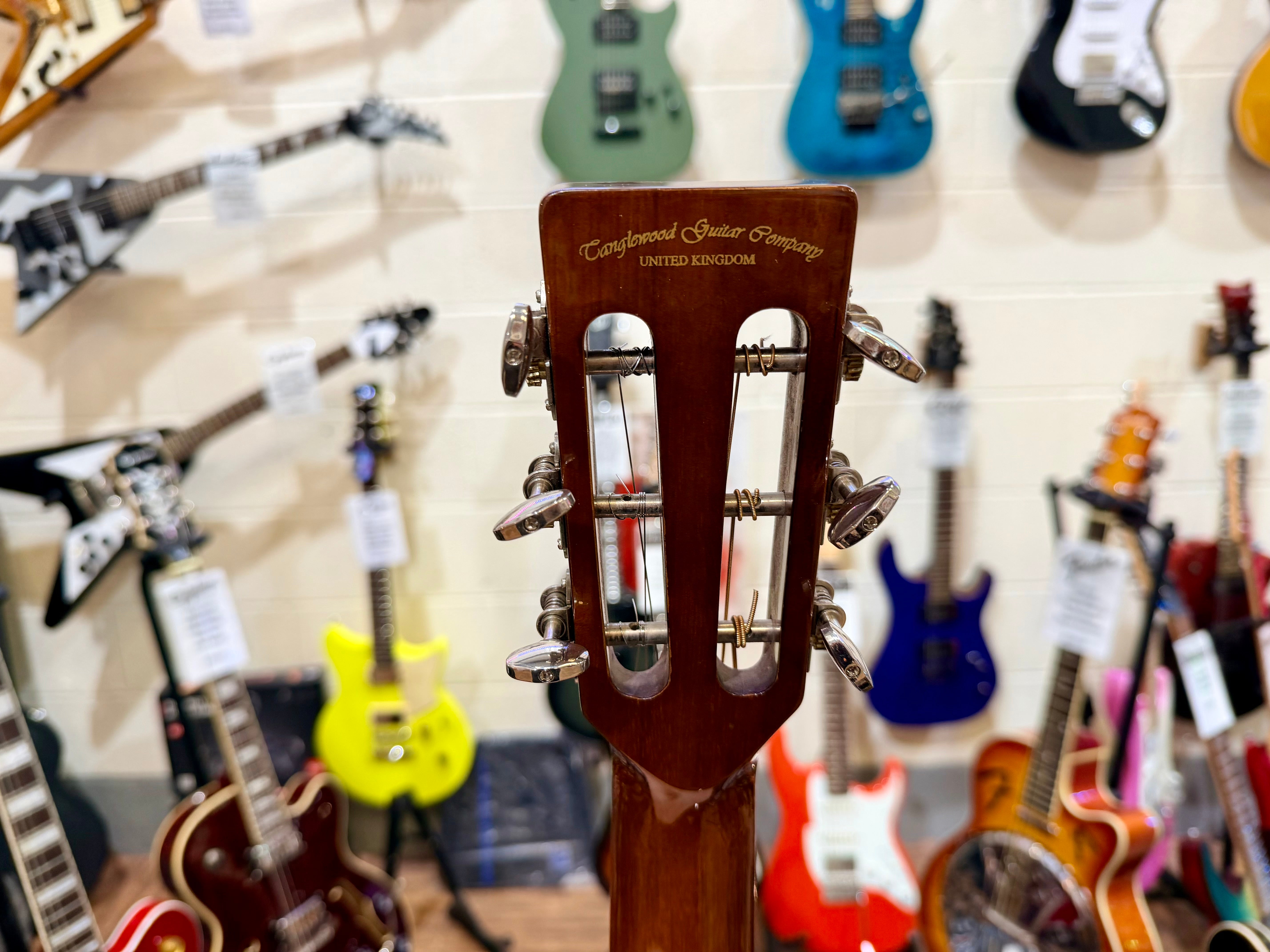 🌟 Tanglewood Exotic Java TWJPE Parlour Electro Acoustic + Hard Case~Stunning 🌟