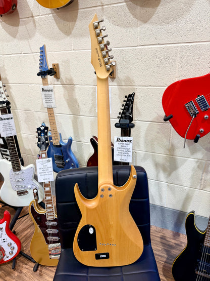 🔥2021🔥 Dean Exile Select 7-String Burl Poplar~ Satin Turquoise Burst~ Rare!