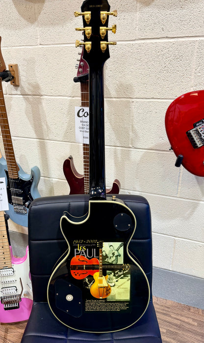🔥RARE🔥 Epiphone Les Paul Custom 50th Anniversary Ebony/Gold~ 2002 Ltd Edition!