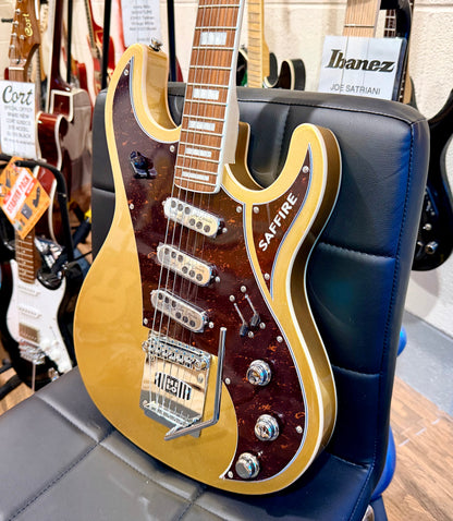 🔥BRAND NEW 2025🔥 Rapier 33 Saffire Ultra Electric Guitar~ Shoreline Gold!